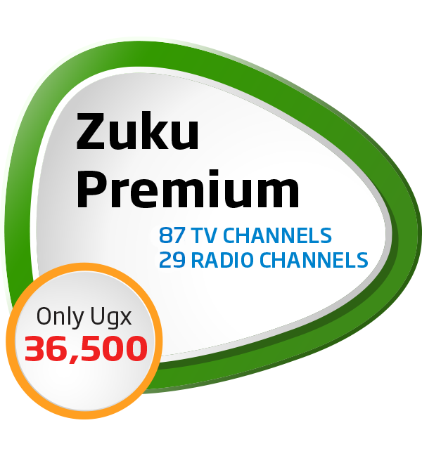 Uganda TV packages Zuku Premium