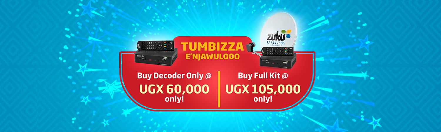 Zuku Uganda decoder and Full kit Prices
